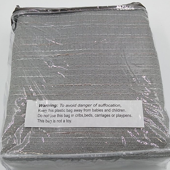 Hyde Lane Room Darkening Curtains Gray 2 Panels - Picture 7 of 8